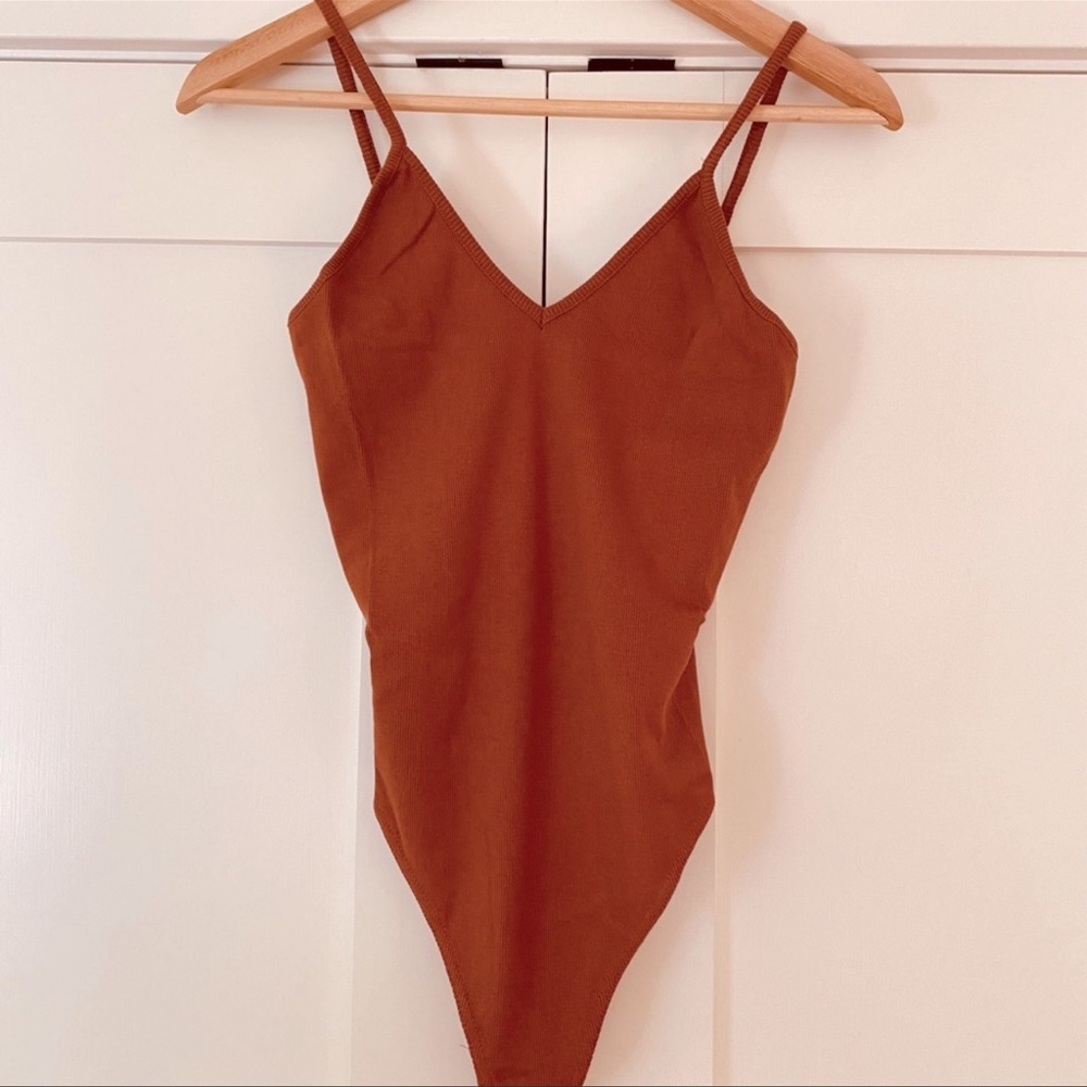 BP Burnt Orange Bodysuit